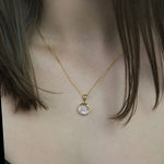 Sterling Silver and Gold Glass Locket (MX1358NG) by Gexist®