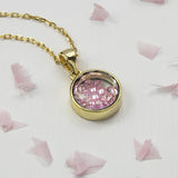 Sterling Silver and Gold Glass Locket (MX1358NG) by Gexist®