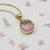Sterling Silver and Gold Glass Locket (MX1358NG) by Gexist®
