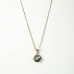 Sterling Silver and Rose Gold Glass Locket (MX1358NRG) by Gexist®