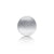 Sterling Silver clip-on earrings in the shape of thick, slightly curved discs with a satin finish by Gexist®
