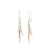 Sterling Silver earrings with an elegant spring flower pendant by Gexist®