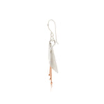 Sterling Silver earrings with an elegant spring flower pendant by Gexist®