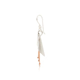 Sterling Silver earrings with an elegant spring flower pendant by Gexist®