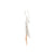 Sterling Silver earrings with an elegant spring flower pendant by Gexist®