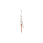 Sterling Silver earrings with an elegant spring flower pendant by Gexist®