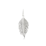 Sterling Silver feather earrings, 4cm long by Gexist®