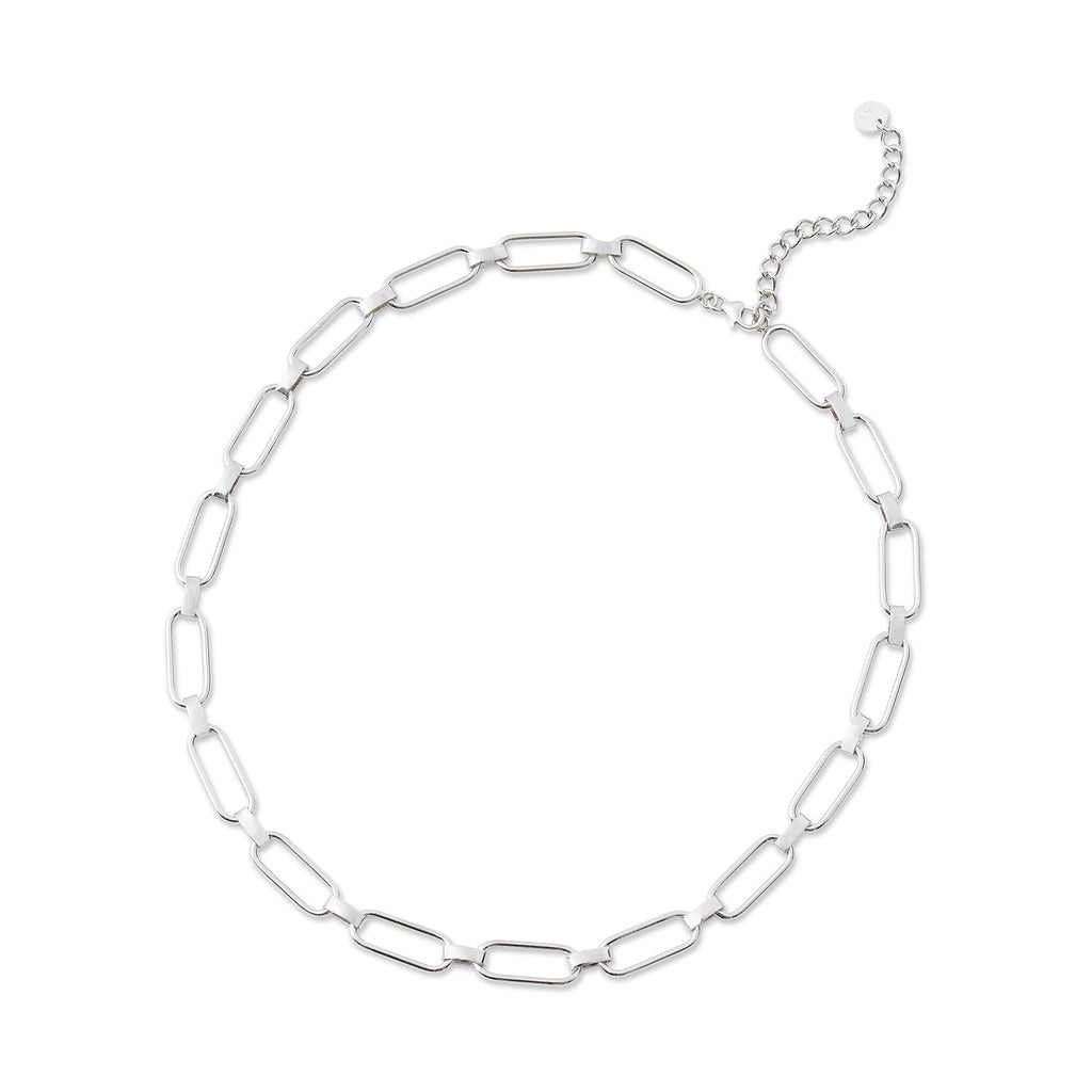 Sterling Silver necklace with marine links by Gexist®