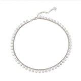 Sterling Silver necklace with multi small Charm's pendants by Gexist®