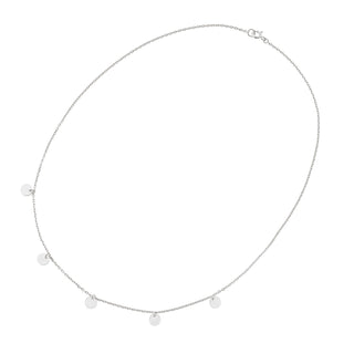 Sterling Silver necklace with small Charm's pendants by Gexist®