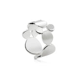 Sterling Silver ring with a multitude of round shapes harmoniously assembled by Gexist®