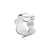 Sterling Silver ring with a multitude of round shapes harmoniously assembled by Gexist®