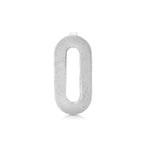 Sterling Silver stud earrings in a modern oval shape by Gexist®