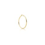 Sterling Silver yellow gold plating Creole Earrings by Gexist®