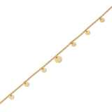 Sterling Silver yellow gold plating bracelet made of multi small Charm's pendants by Gexist®