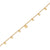 Sterling Silver yellow gold plating bracelet made of multi small Charm's pendants by Gexist®