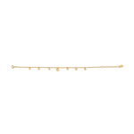 Sterling Silver yellow gold plating bracelet made of multi small Charm's pendants by Gexist®