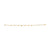 Sterling Silver yellow gold plating bracelet made of multi small Charm's pendants by Gexist®