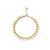 Sterling Silver yellow gold plating bracelet with multiple small Charm's pendants by Gexist®