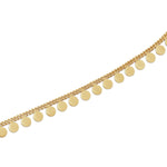 Sterling Silver yellow gold plating necklace multi small Charm's pendants by Gexist®