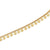 Sterling Silver yellow gold plating necklace multi small Charm's pendants by Gexist®