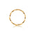 Sterling silver and yellow gold plating ring with marine links (chain) by Gexist®