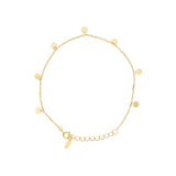 Sterling silver bracelet with coin charm by Gexist®