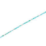 Sterling silver bracelet with faceted amazonite stones by Gexist®