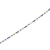 Sterling silver bracelet with multicoloured faceted beads by Gexist®