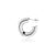Sterling silver creole with polished finish 25mm by Gexist®