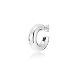 Sterling silver creole with polished finish 25mm by Gexist®