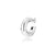 Sterling silver creole with polished finish 25mm by Gexist®