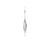 Sterling silver drop earrings by Gexist®