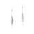 Sterling silver drop earrings by Gexist®