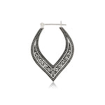 Sterling silver earrings in Creole style by Gexist®