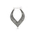 Sterling silver earrings in Creole style by Gexist®