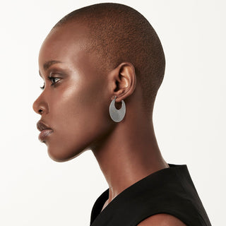 Sterling silver earrings in an ethno etruscan oxidised style by Gexist®