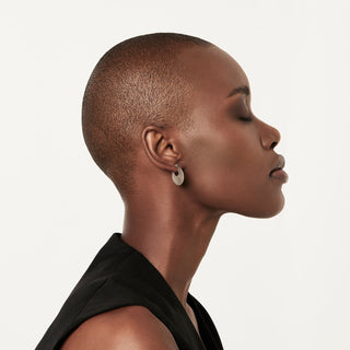 Sterling silver earrings in an ethno etruscan oxidised style by Gexist®