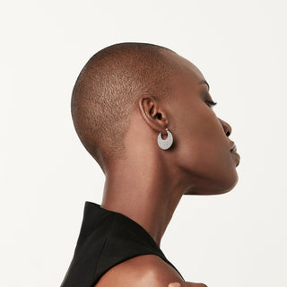 Sterling silver earrings in an ethno etruscan oxidised style by Gexist®