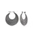 Sterling silver earrings in an ethno etruscan oxidised style by Gexist®