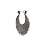 Sterling silver earrings in an ethno etruscan oxidised style by Gexist®