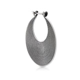 Sterling silver earrings in an ethno etruscan oxidised style by Gexist®