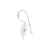 Sterling silver earrings with a small daisy flower by Gexist®