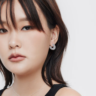 Sterling silver earrings with ethno style by Gexist®