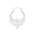 Sterling silver ethno hoop earrings by Gexist®