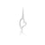Sterling silver heart shaped earrings by Gexist®