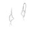 Sterling silver heart shaped earrings by Gexist®