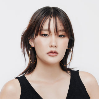 Sterling silver hoop earrings by Gexist®