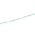 Sterling silver necklace with yellow gold plating sterling silver beads and faceted amazonite beads by Gexist®