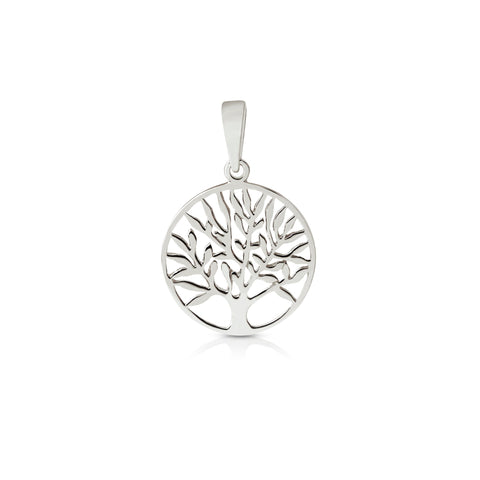 Sterling silver pendant in the shape of a tree of life by Gexist®